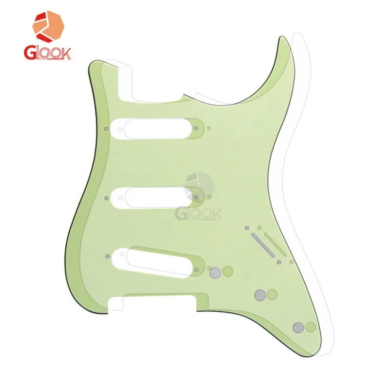 Non-porous Electric Guitar Guard STSQ Panel Front Cover No Edge Hole