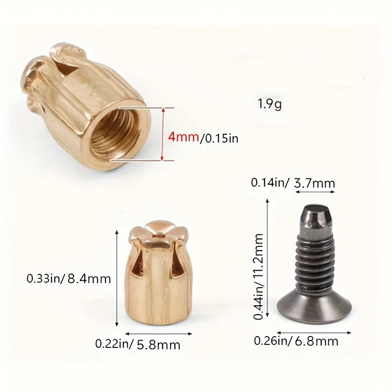 25 Pcs Hinge Repair Inserts, Reusable Fastener Inserts for Cabinet&Furniture Door Fix,Solid Wood Door Plate Reinforcement Kit Peaceful Pleasures Health and Wellness