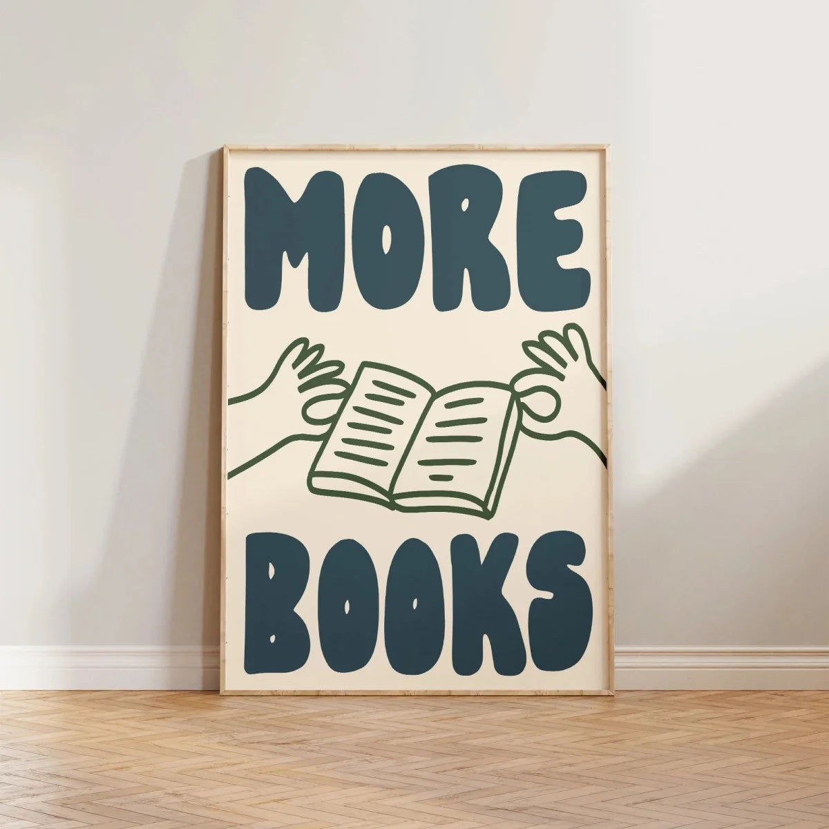 Read More Books Abstract Canvas Wall Art Print | Unframed