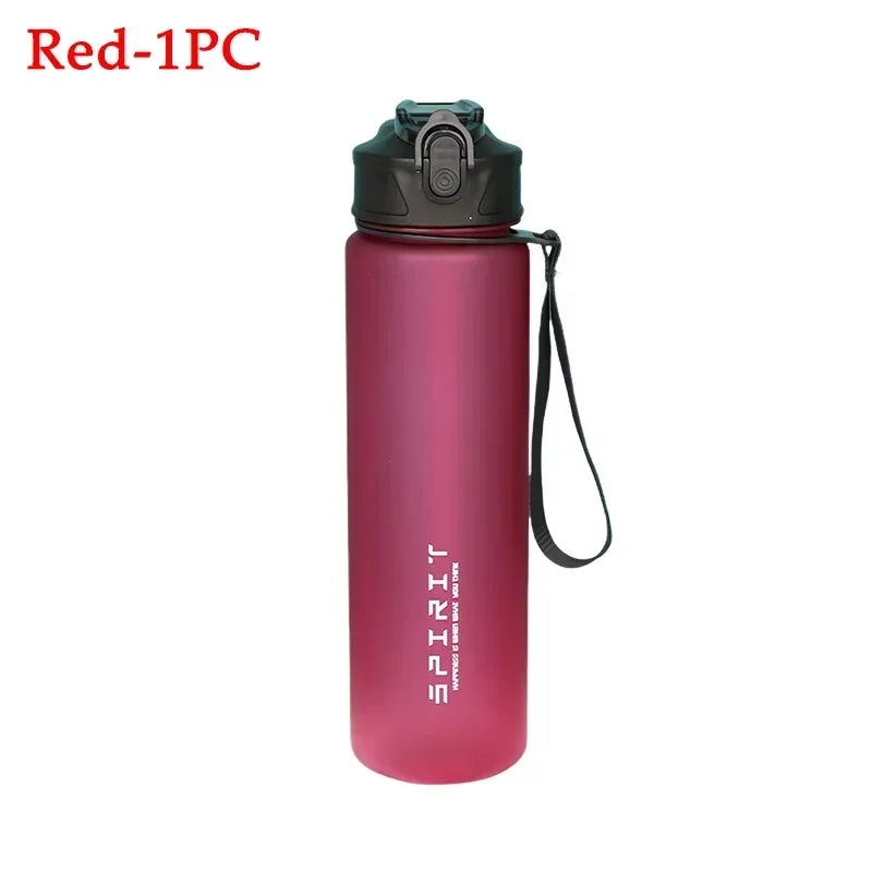 750ml BPA-Free Sports Water Bottle with Straw & Carry Cord