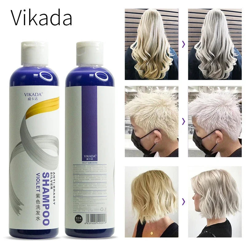 Purple Shampoo Washes Away Excess Yellow Hair Dye Naturally Protects Color Without Damaging Hair Strengthens Hair Repairs Hair Peaceful Pleasures Health and Wellness
