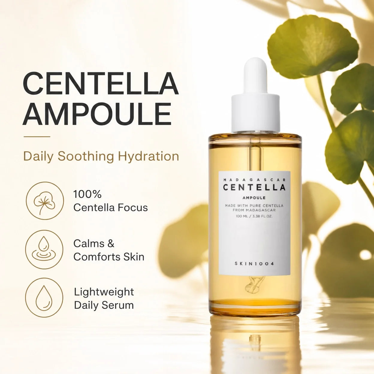 SKIN1004 Centella Ampoule Essence | Brightening Calming Serum Face Serum Peaceful Pleasures Health and Wellness