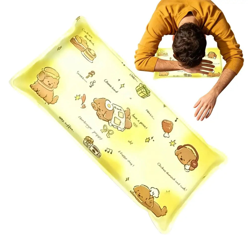 Cooling Pillow For Kids Sweat-Resistant Comfortable Soft Cushion Kids Adults Napping Sponge Pillow For Students Girls Boys Women Peaceful Pleasures Health and Wellness D China Mainland