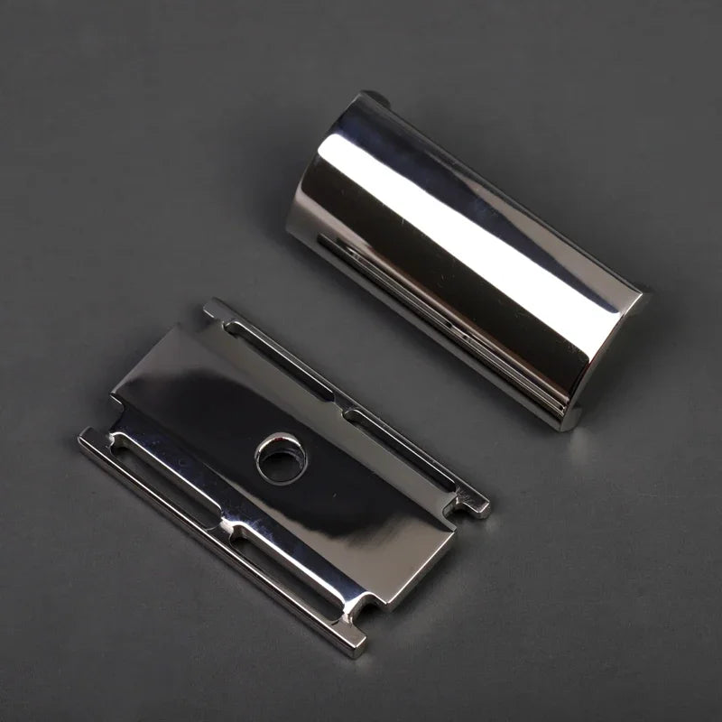2026 YAQI Sentinel ssp ( 316 Stainless Steel ）Polished Safety Razor Head for Men With 1.35mm Blade Gap Peaceful Pleasures Health and Wellness