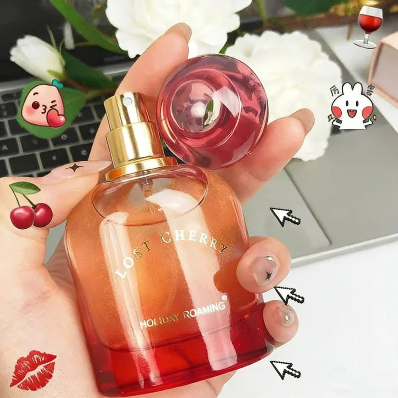 Russia Popular Women Eau De Parfum 50ml Orange Grape Cherry Scents Long-lasting Light Fragrance Women Natural Fruity Perfume Peaceful Pleasures Health and Wellness
