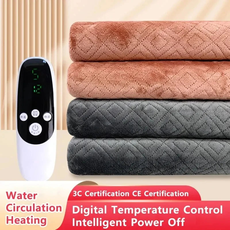 Arctic Velvet Electric Blanket Blanket Gray Electric Blanket Intelligent Temperature Control Power off Protection Dormitory Peaceful Pleasures Health and Wellness