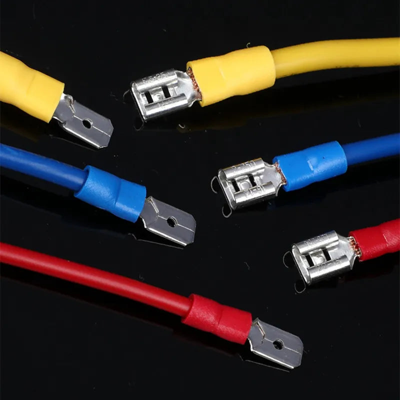 20pcs FDD MDD Female Male Insulated Electrical Crimp Terminal for 1.5-2.5mm2 Cable Wire Connector Peaceful Pleasures Health and Wellness