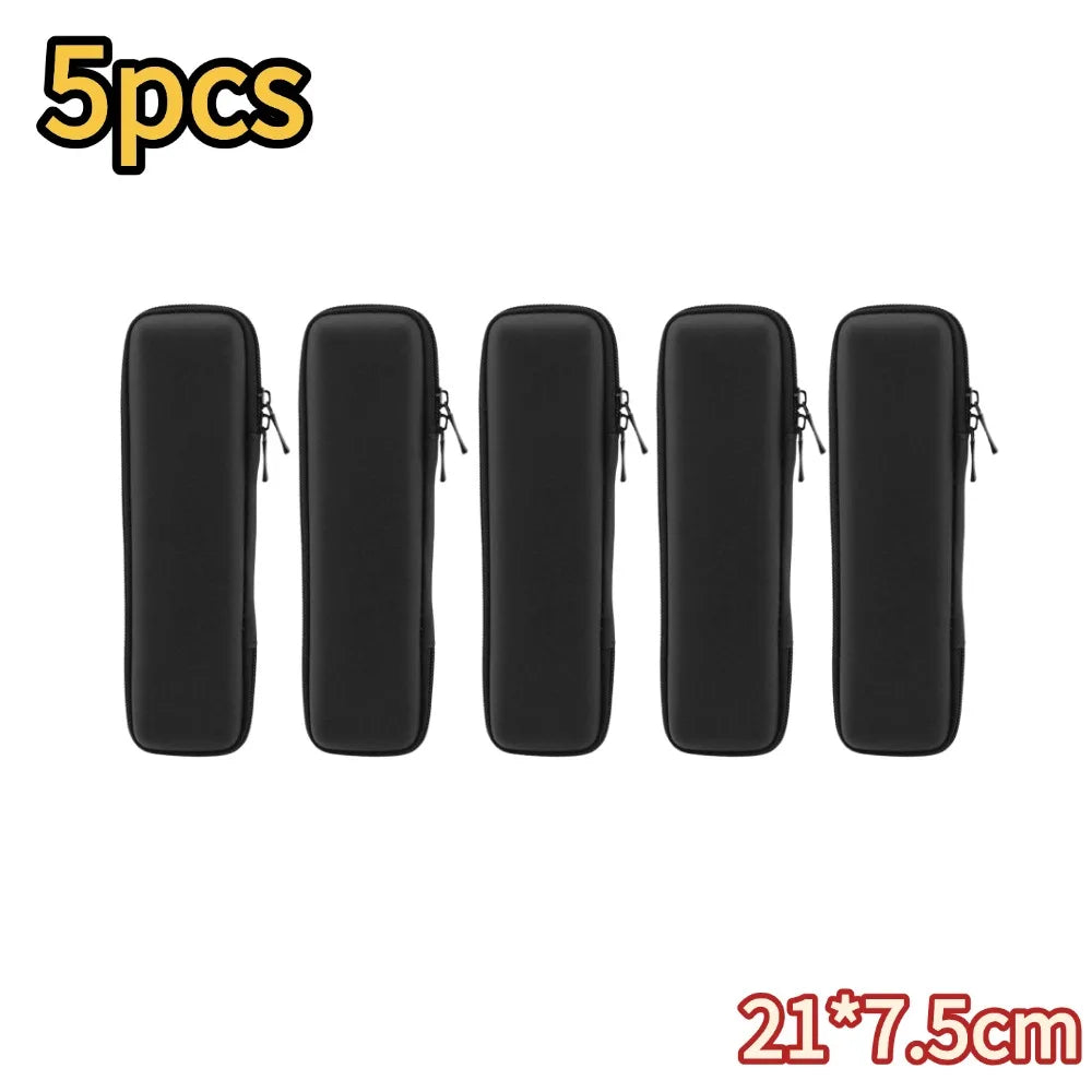 EVA Hard Shell Pencil Case Organizer for School Supplies Peaceful Pleasures Health and Wellness B-5pcs