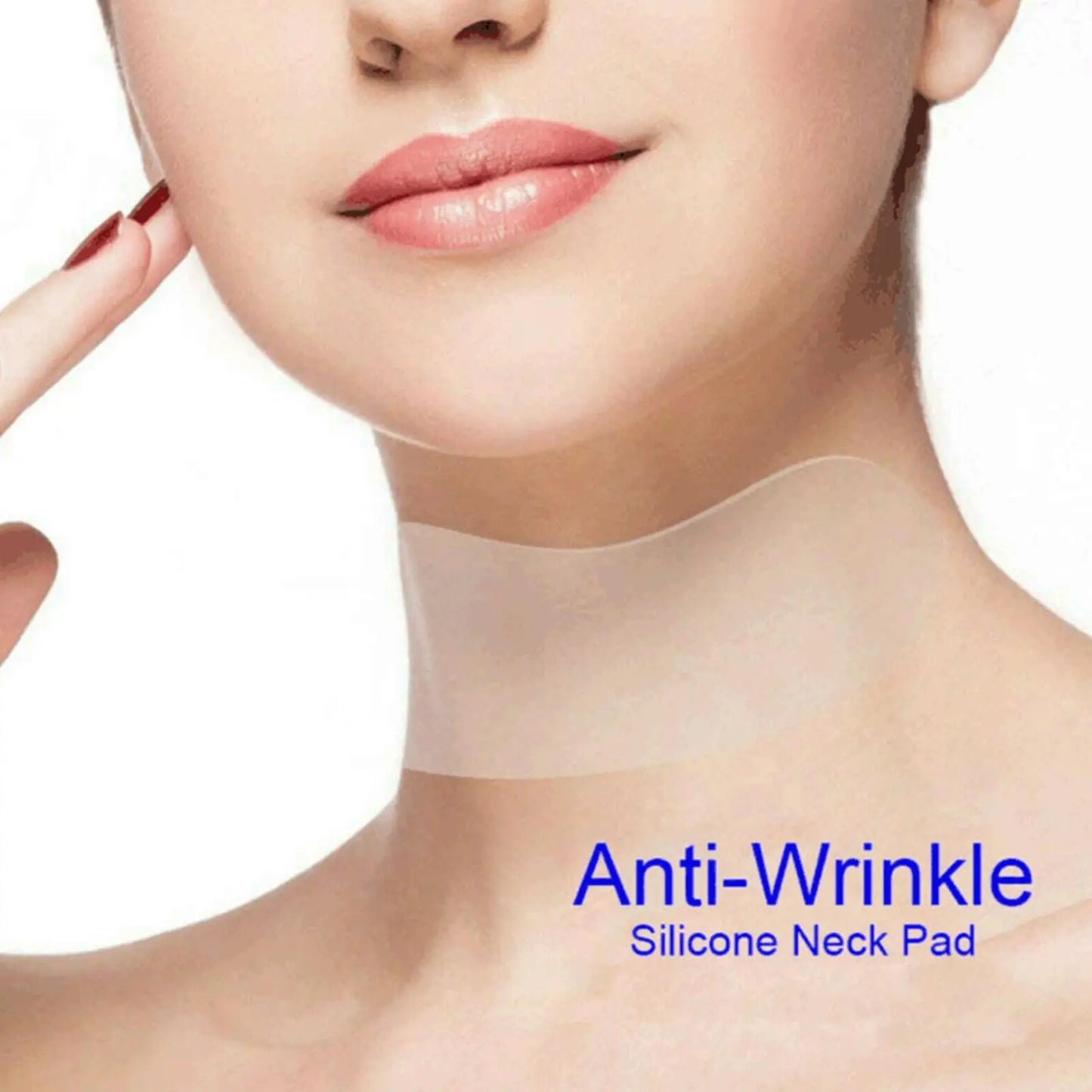 Reusable Silicone Anti-Wrinkle Face Patch Set – Face, Neck, Forehead, Eye & Chest Pads Peaceful Pleasures Health and Wellness 1PC Neck Pad