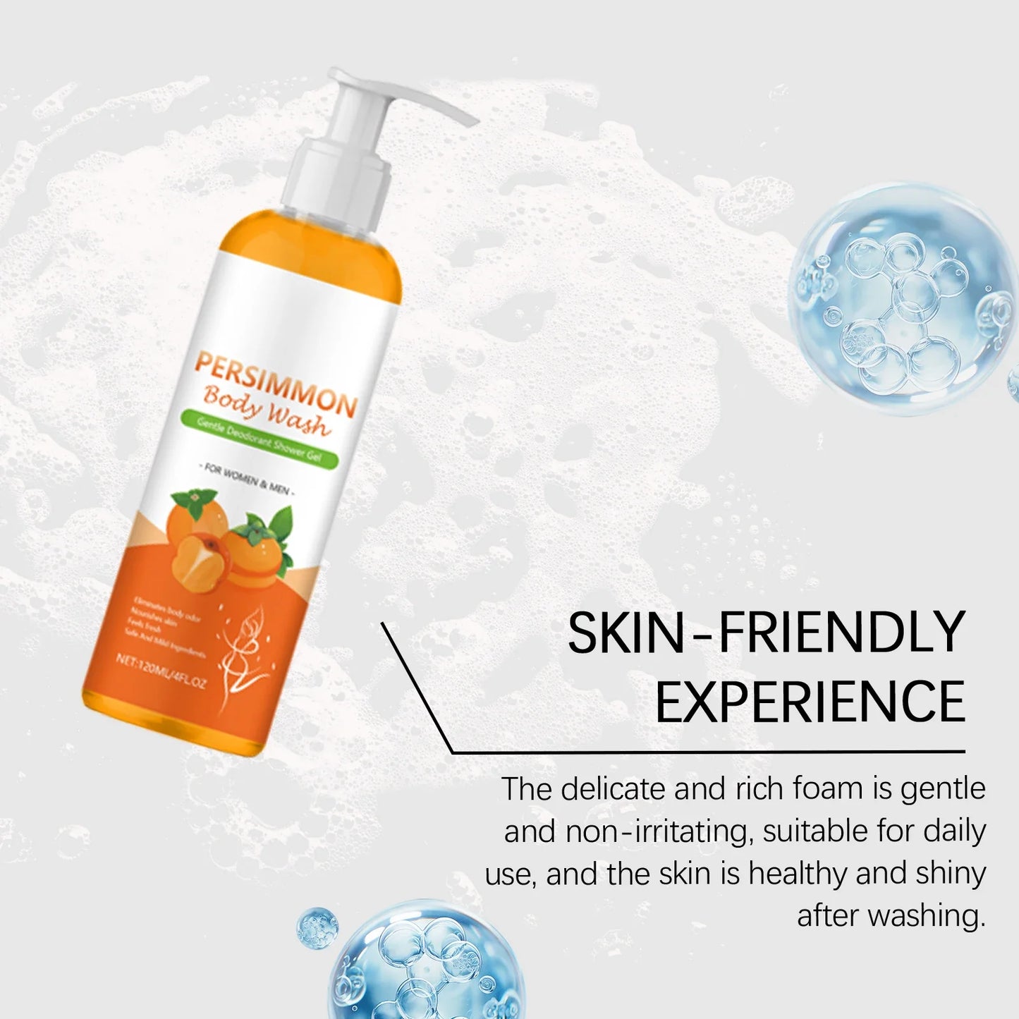 Orange Fragrance Moisturizing Shower Gel – 120ml Body Wash