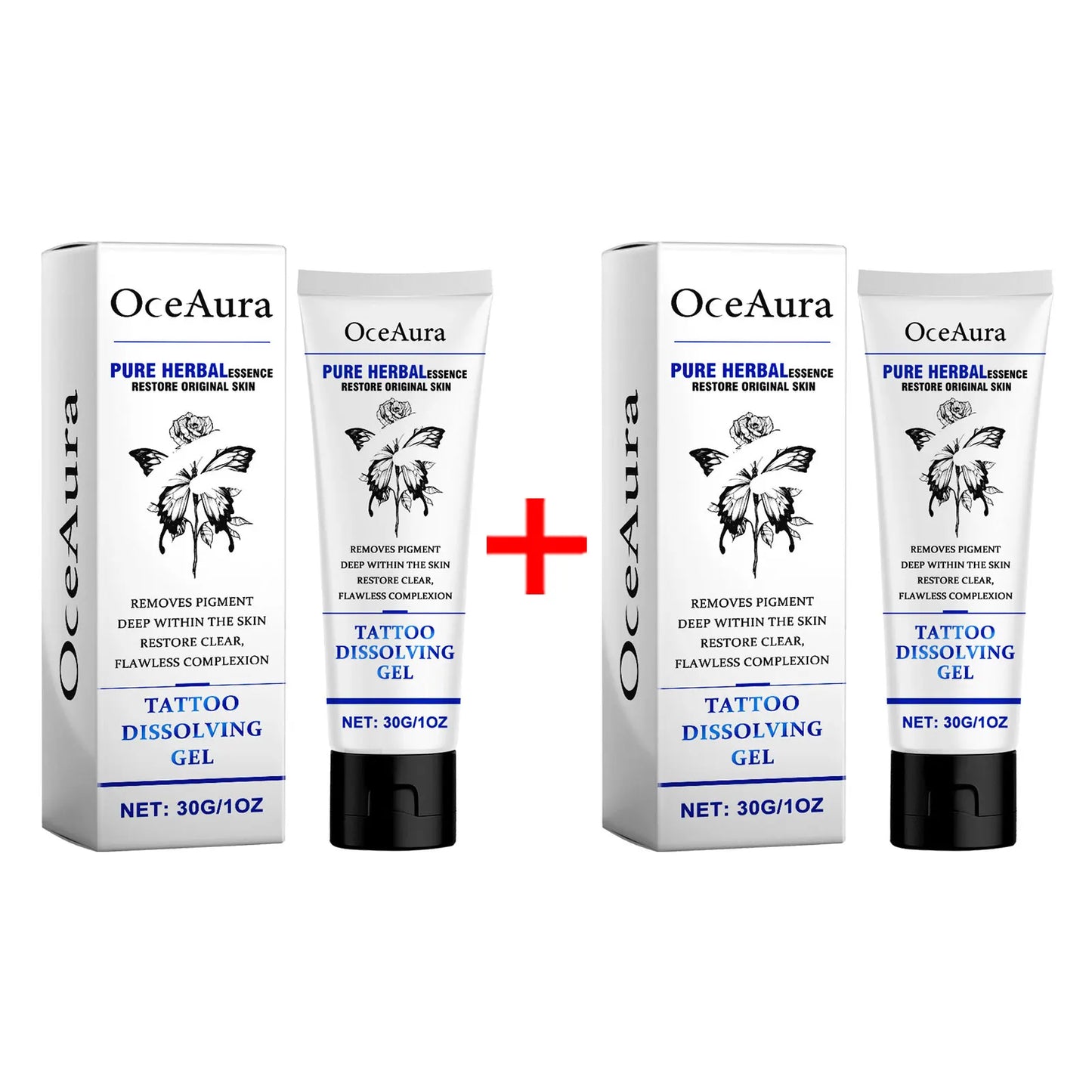 OceAura Tattoo Fading Gel – At-Home Ink Dissolving Cream