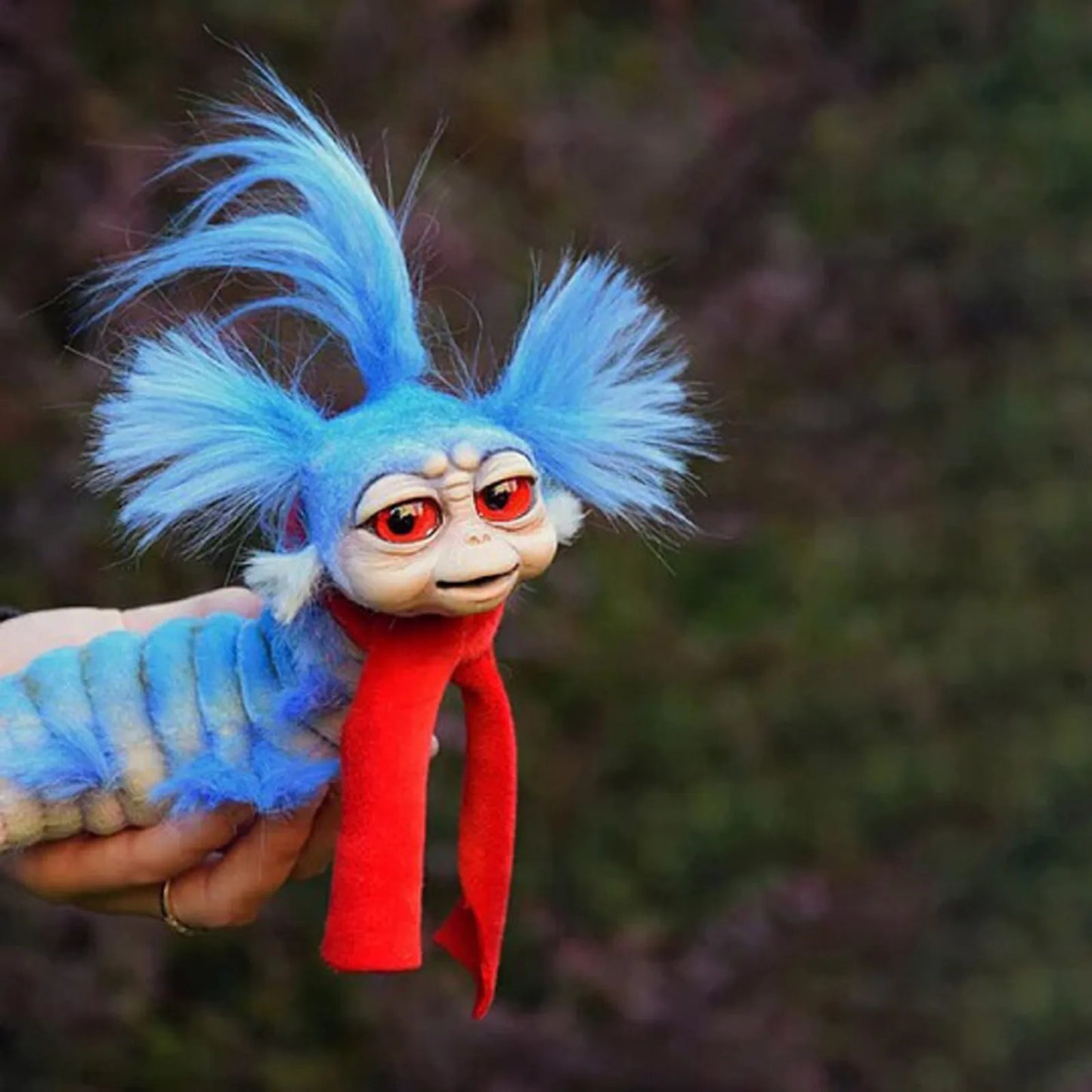 Funny Toy Worm From Labyrinths Handmade Worm Stuffed Toy Funny Present Plush Doll Fitget Toys Decoration Artwork For Home Peaceful Pleasures Health and Wellness