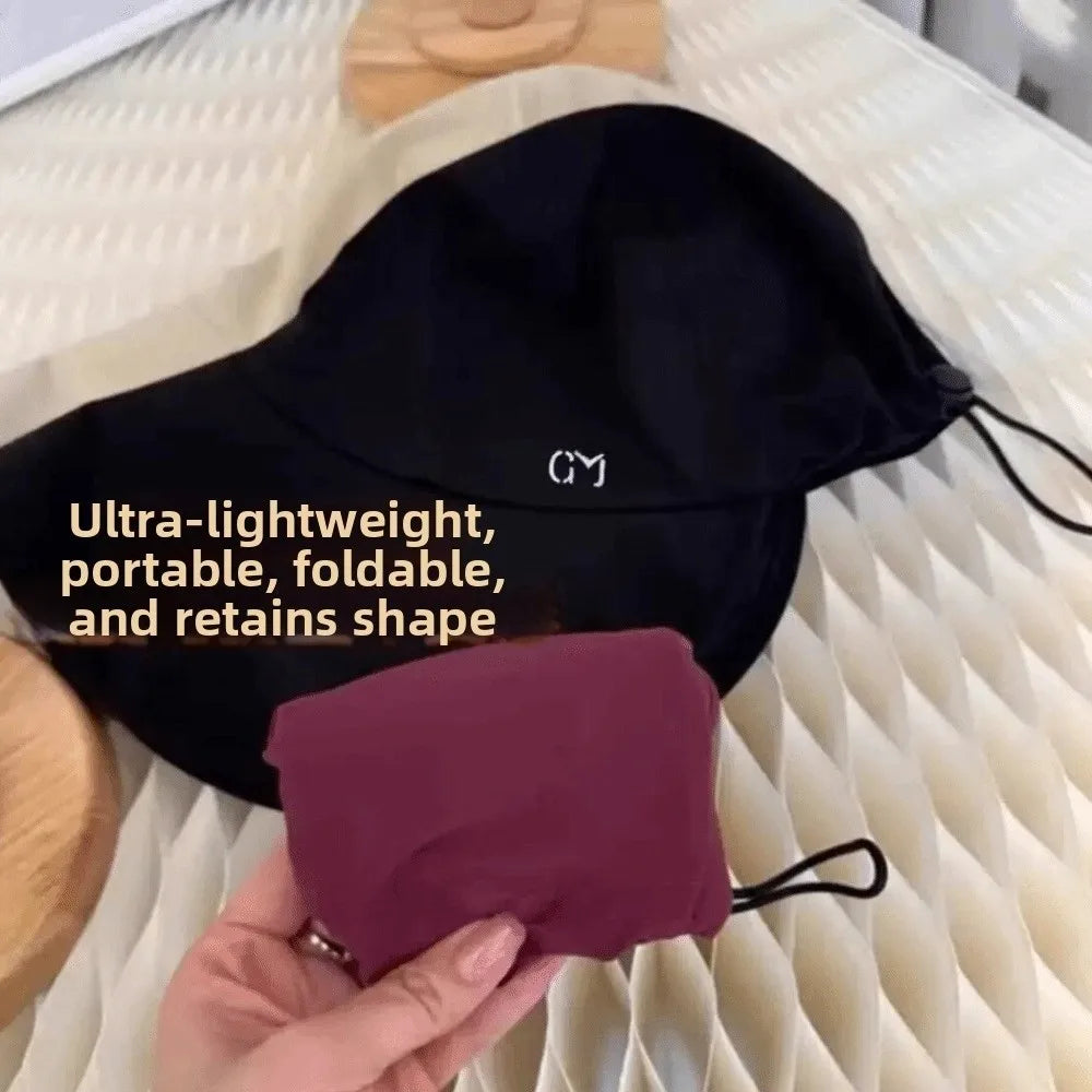 Women's Wide Brim Sun Hat – Foldable, UV Protection, Quick-Dry