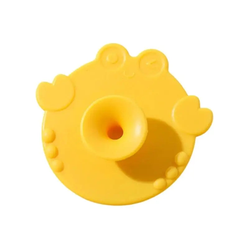 Baby Silicone Bath Brush – Cartoon, Gentle & Safe for Infants