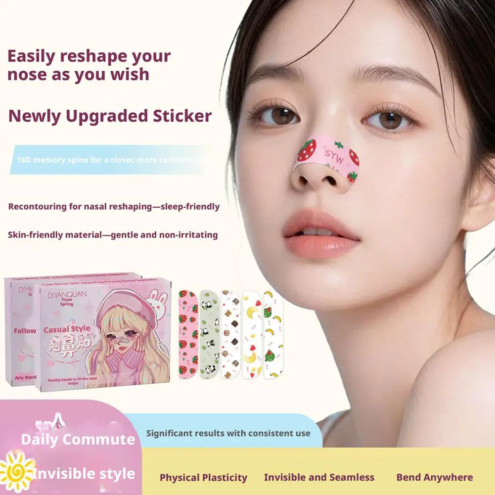 Flexible Nose Shaping Strips – Self-Adhesive Contour Patches for Daily Nose Contouring Peaceful Pleasures Health and Wellness