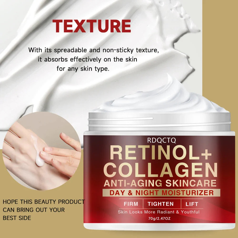 Retinol Collagen Firming Face Serum – Day & Night Anti-Aging