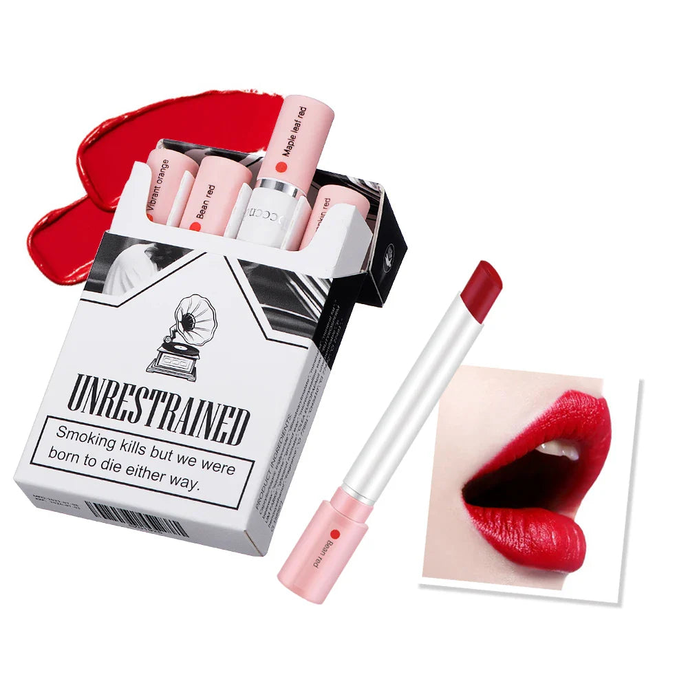 ibcccndc 4-Piece Matte Lipstick Set – Waterproof Long-Lasting Matte Lipstick Set Oasis Select