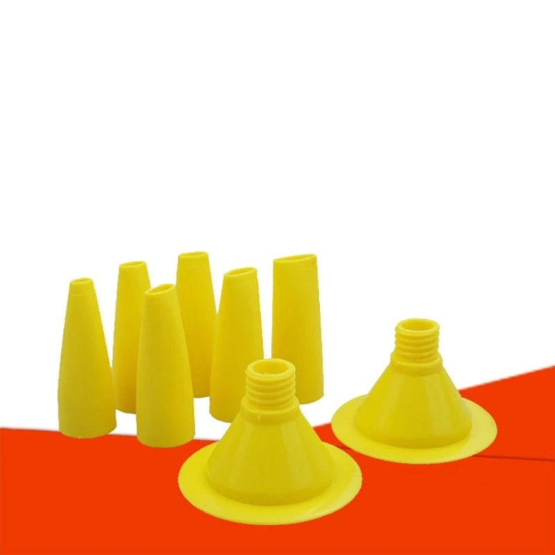 Caulking Nozzle Cone 8 Pieces for Caulking Caulk Nozzles Applicator Sausage Caulking Cone Nozzles Reusable Drop Shipping Peaceful Pleasures Health and Wellness