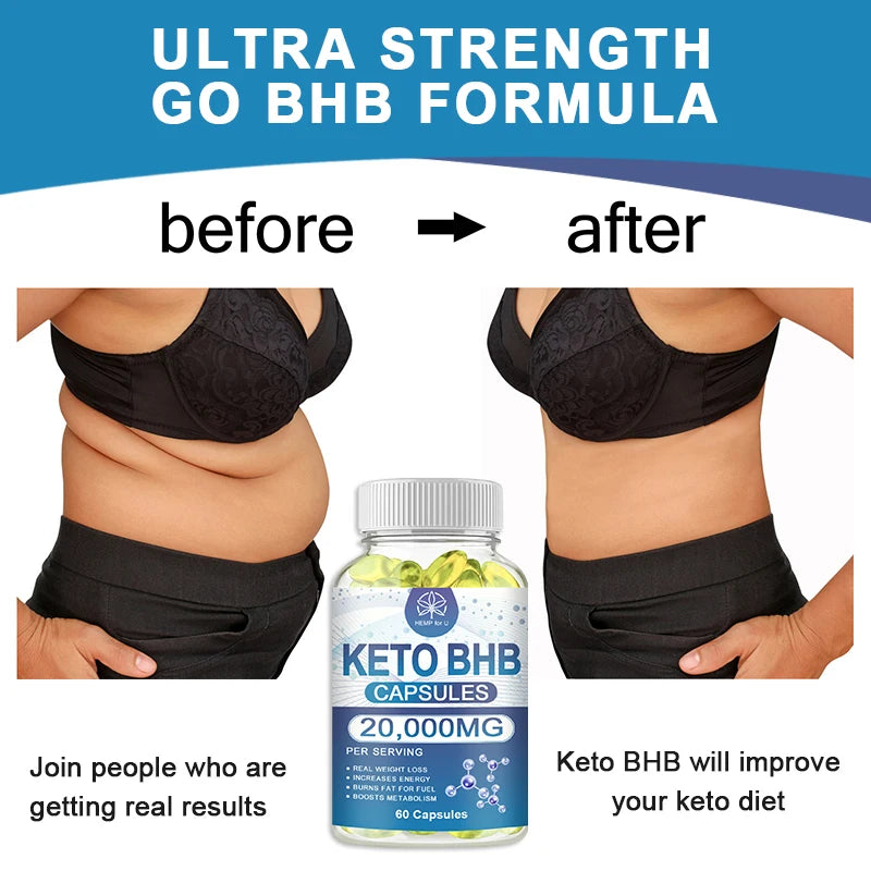 BHB Keto Capsules – Ketosis & Weight Loss Support for Men & Women Dietary Supplement Peaceful Pleasures Health and Wellness