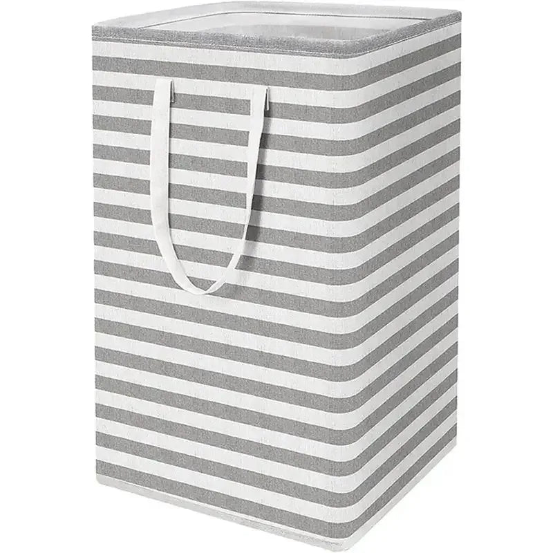 1-piece laundry basket large foldable laundry basket, independent waterproof clothing basket storage basket with easy to carry e Peaceful Pleasures Health and Wellness Light Grey