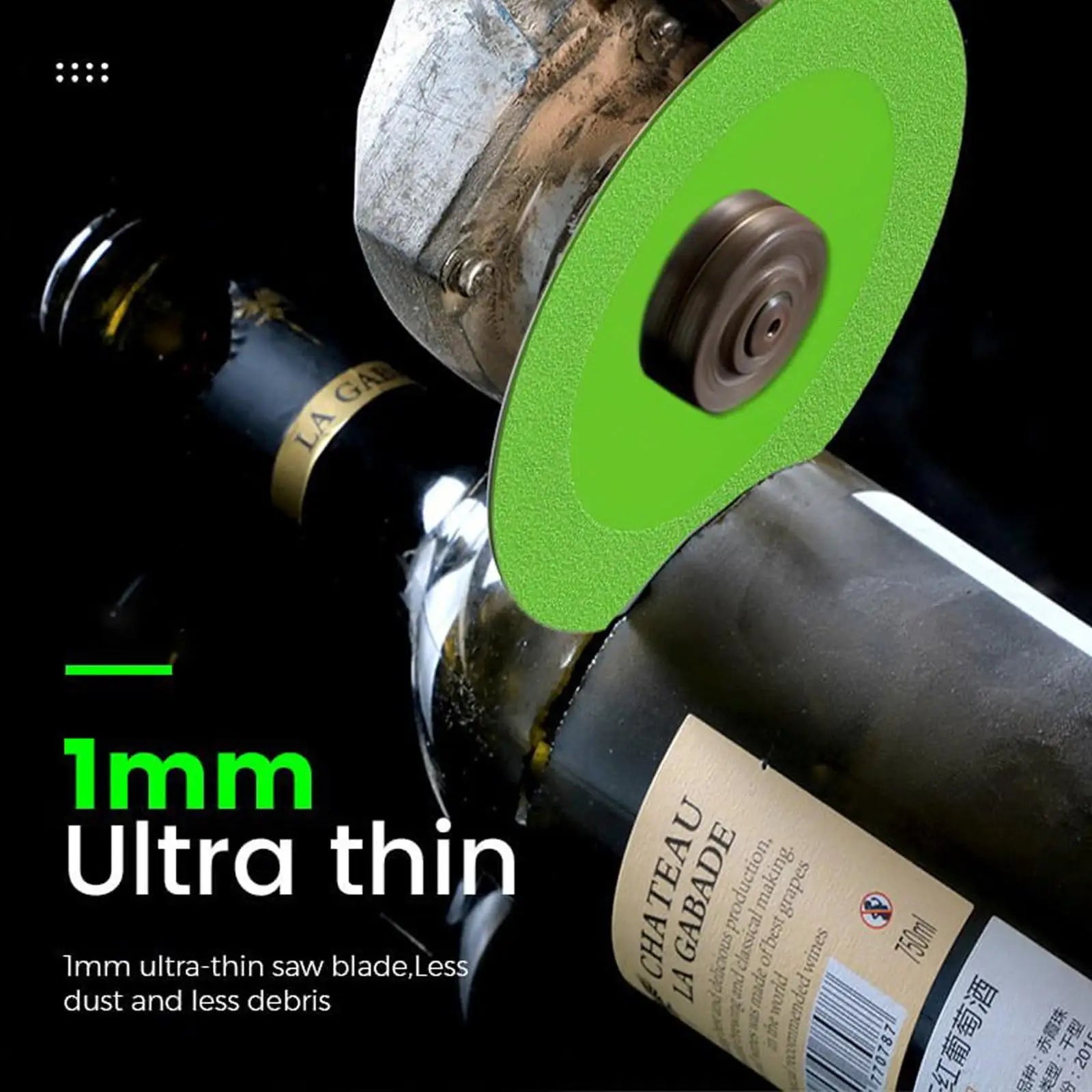 Glass Cutting Disc 100*20mm Ultra-thin Saw Blade Diamond Jade Wine Bottle Ceramic Polish Angle Grinder Machine Peaceful Pleasures Health and Wellness