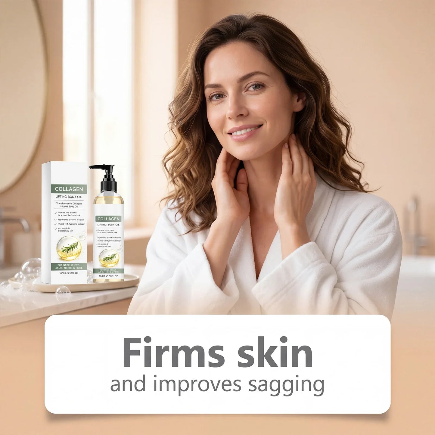 Collagen Firming Body Oil – Anti-Cellulite & Skin Tightening