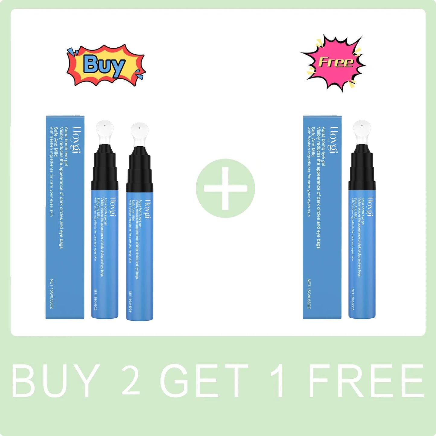 Refreshing Eye Gel for Reducing Dark Cicles and Eye Bags Relieve Tiredness Brighten Eye Area Anti Eye Bags Nicotinamide Eye Care Peaceful Pleasures Health and Wellness Buy 2 Get 1 Free