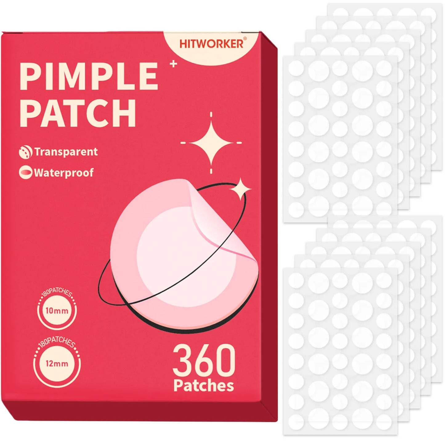Hydrocolloid Acne Patches – Invisible, Waterproof, All Skin Types