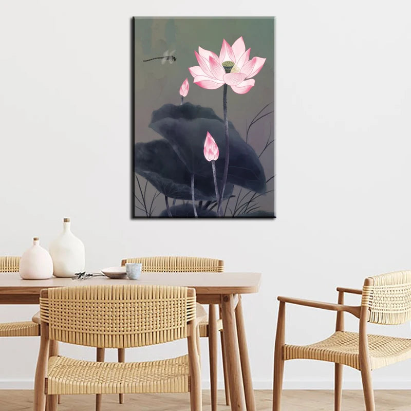 Flowers & Plants Canvas Wall Art | Modern Home Decor Print