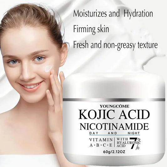 Kojic Acid & Nicotinamide Face Cream – Anti-Aging Moisturiser Anti-Aging Face Cream Peaceful Pleasures Health and Wellness