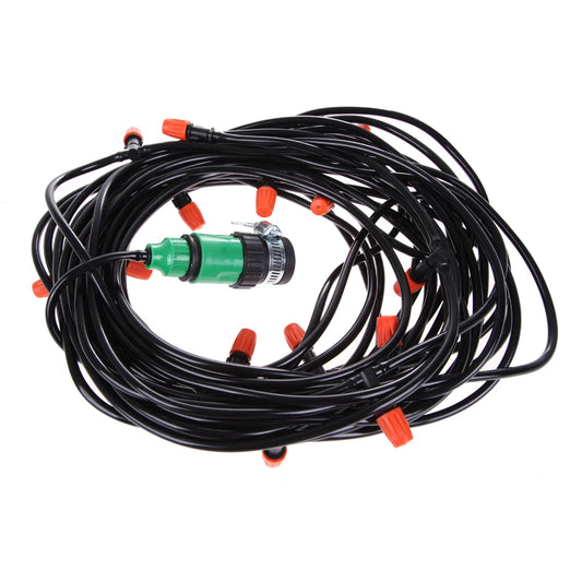 Micro Drip Irrigation Hose Kit – Adjustable Atomizing Nozzles Peaceful Pleasures Health and Wellness 15m Australia