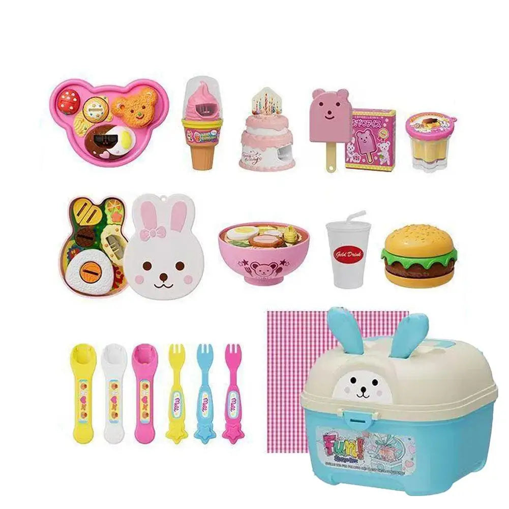 Kids Pretend Play Food Set – 8-Piece with Storage Box