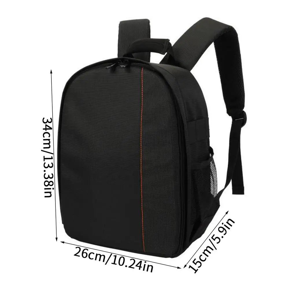 Compact DSLR Camera Backpack | Padded Water-Resistant Nylon