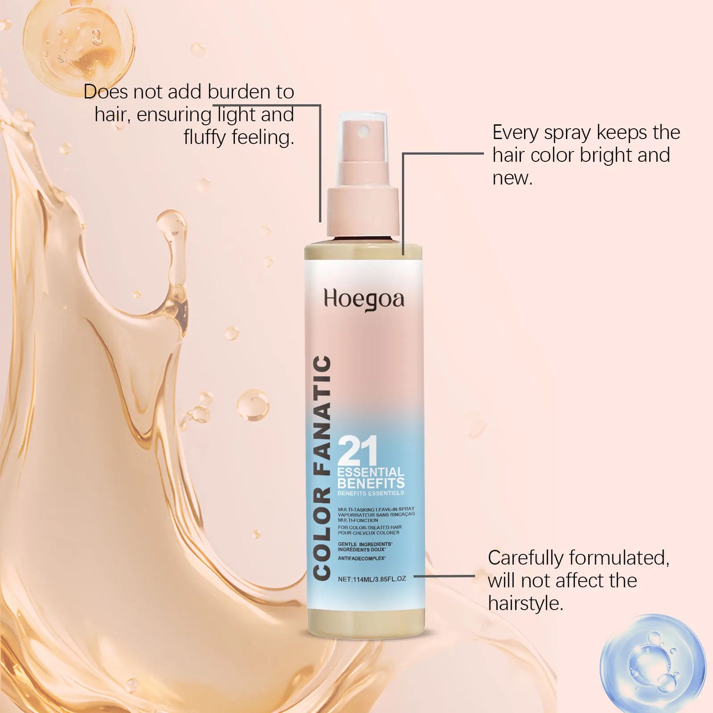 HOEGOA Hair Smoothing Spray – Anti-Frizz & Deep Nourishment