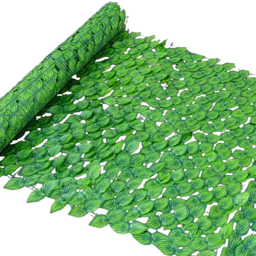 Artificial Ivy Fence Panel 50x100cm | Faux Green Wall Privacy