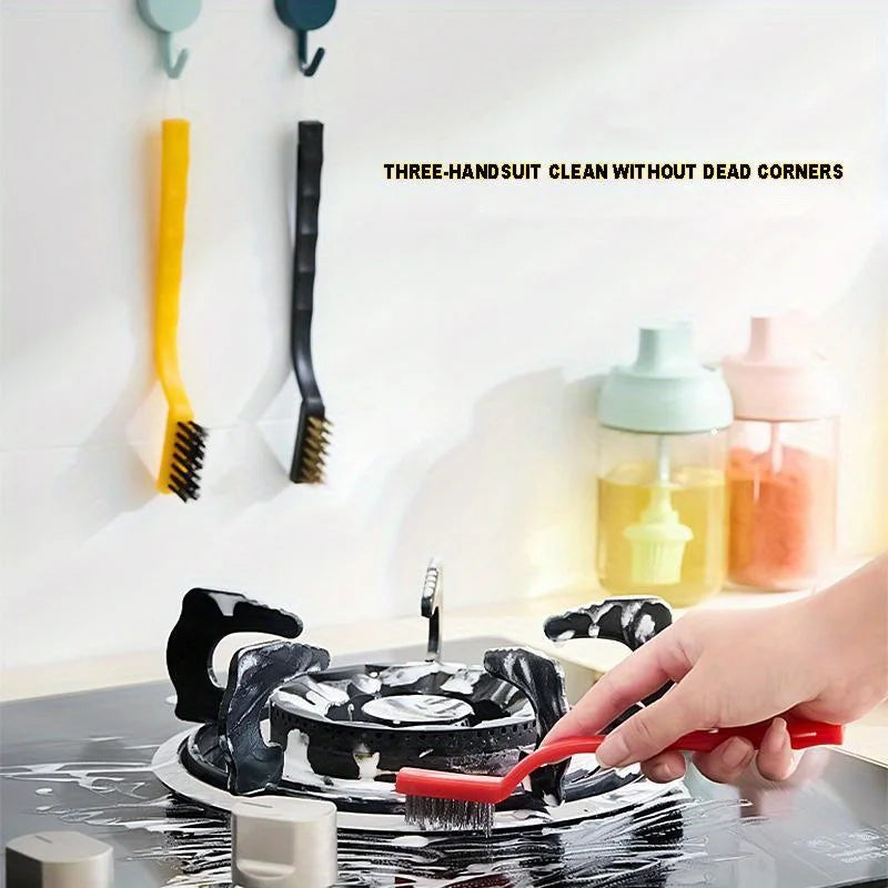 5-Piece Kitchen Cleaning Brush & Scraper Set | Stove & Hood