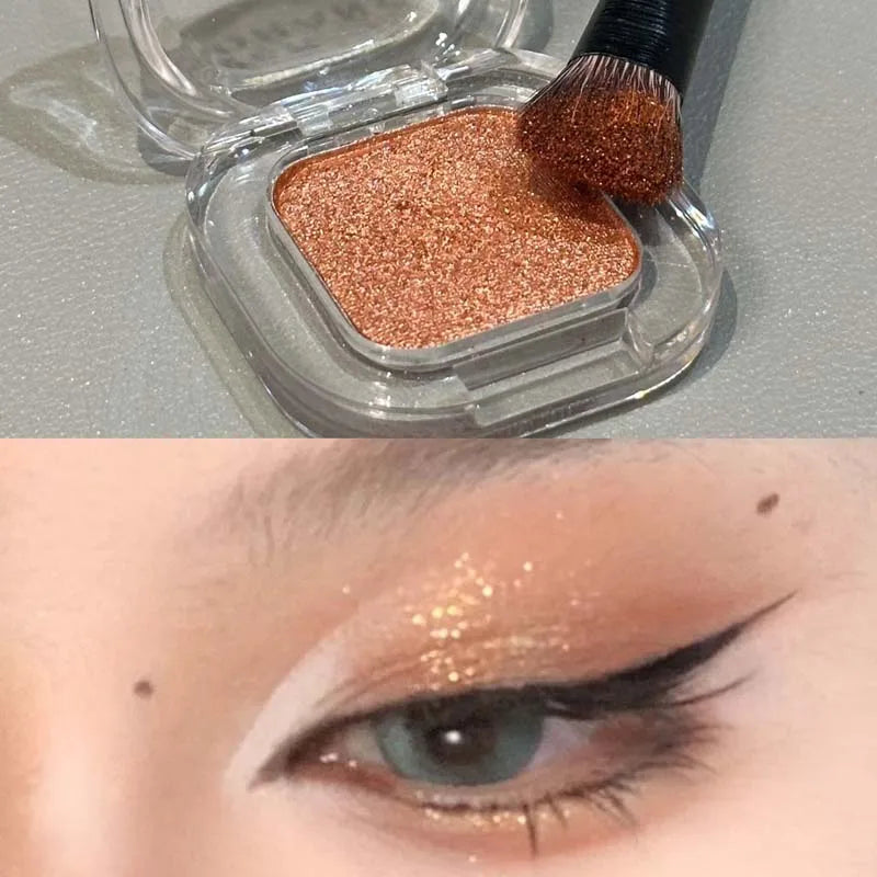 HERORANGE Matte Red Brown Eyeshadow | Silky Shimmer Single Shadow