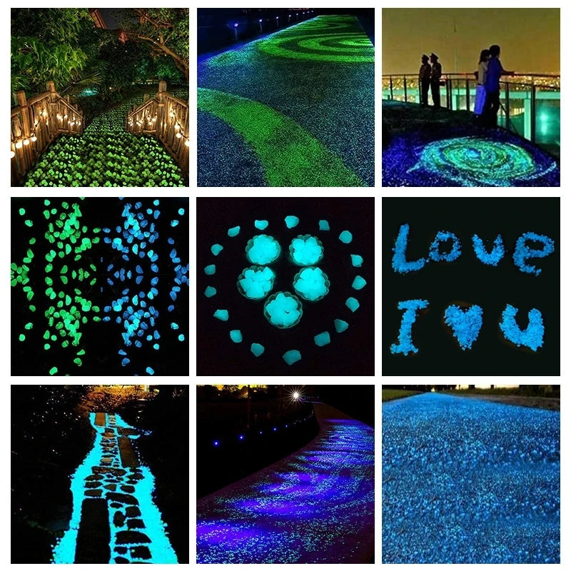 Glow in the Dark Pebbles | Luminous Decorative Rocks & Stones