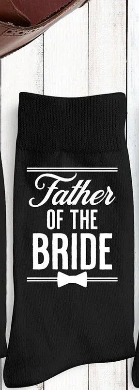 Wedding Party Socks | Groomsman, Best Man & Father of Bride Gift