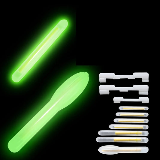 20pcs Fishing Pole Glow Sticks Waterproof Night Tackle Night Float Rod Lights for Fishing Enthusiast Gift Peaceful Pleasures Health and Wellness 4.5mm
