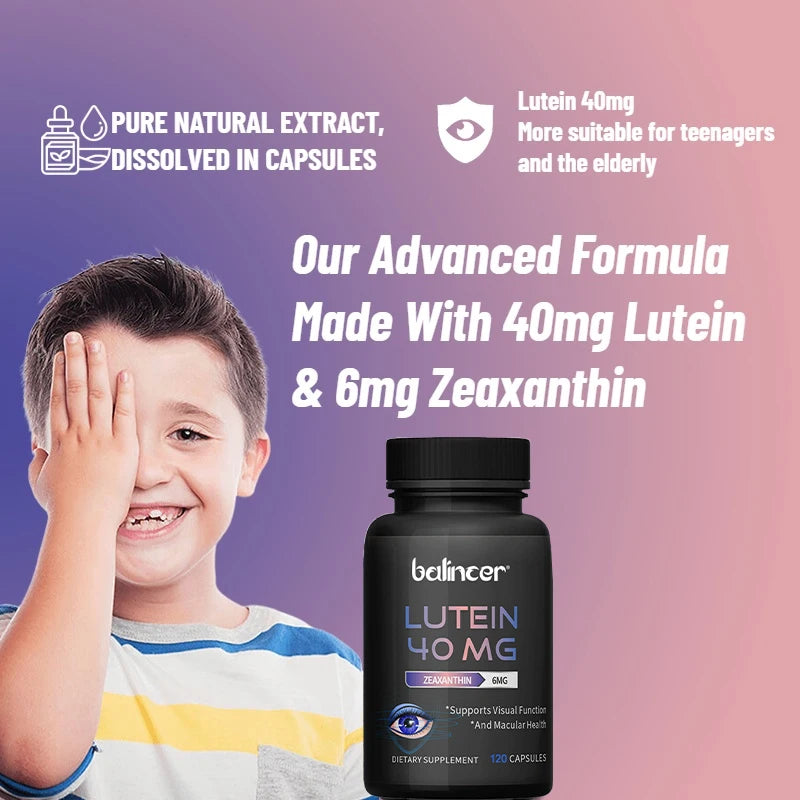 Lutein & Zeaxanthin - Eye Health Vitamins, Relieve Eye Fatigue, Protect Vision, Vision Health Dietary Supplement Peaceful Pleasures Health and Wellness