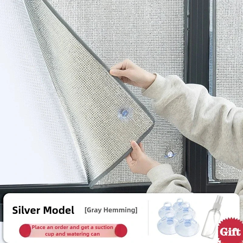 Blackout Aluminum Foil Window Film – UV, Heat & Privacy Shield