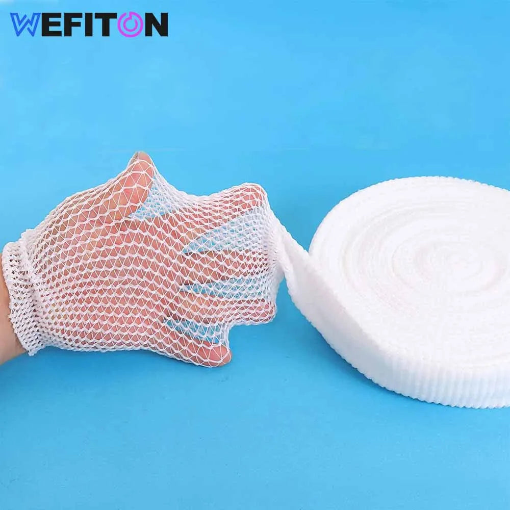 1Roll Fix Net Tubular Bandage Elastic Net Wound Dressing for Knee,Calf,Ankle,Breathable Bandage Retainer for Wrist Forearm Elbow Peaceful Pleasures Health and Wellness