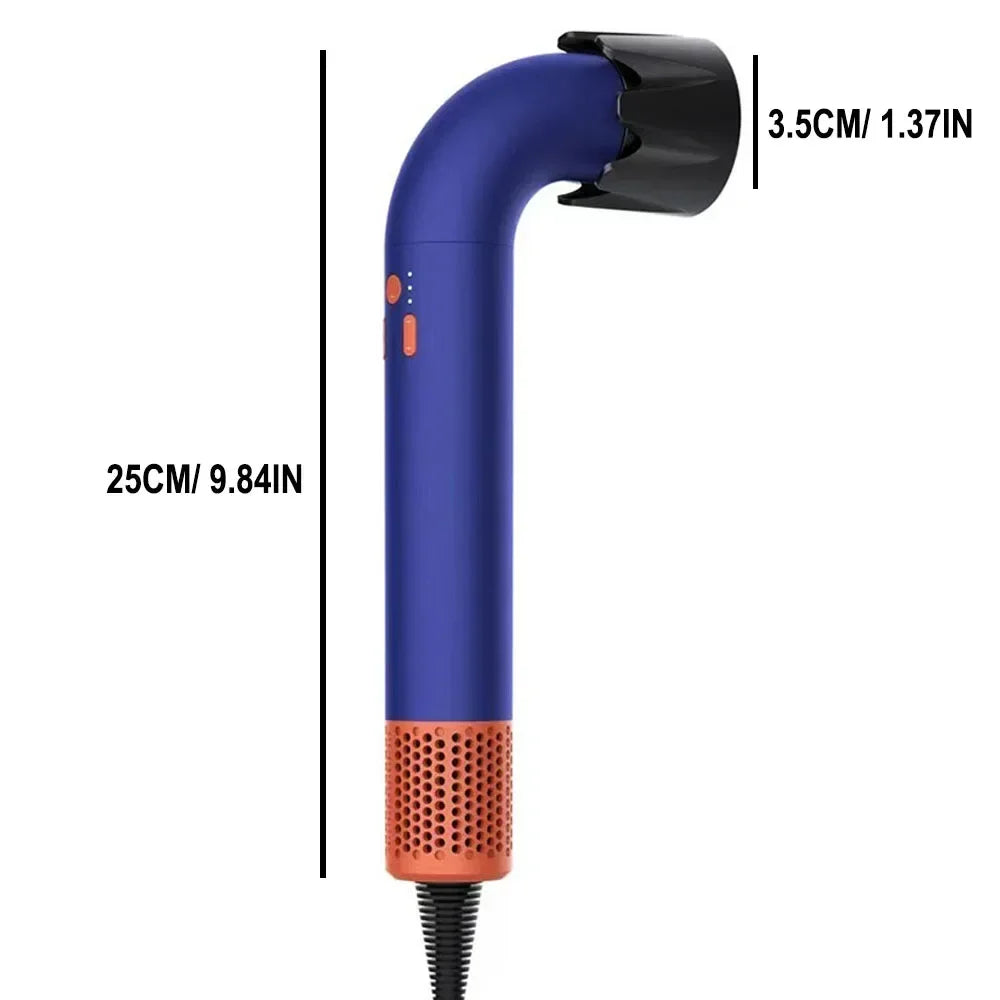 New High Speed Negative Ion Bent pipe shape Hair Dryer with Bend Tube Nozzle Quick Drying for Household Travel Peaceful Pleasures Health and Wellness