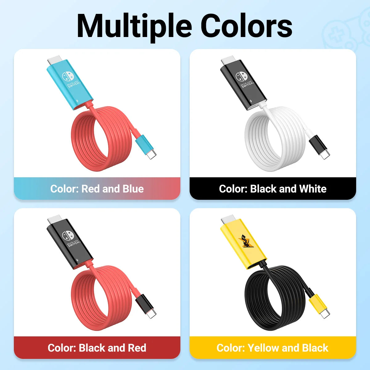 USB-C to HDMI Cable 4K 100W PD | Switch, Laptop, SteamDeck