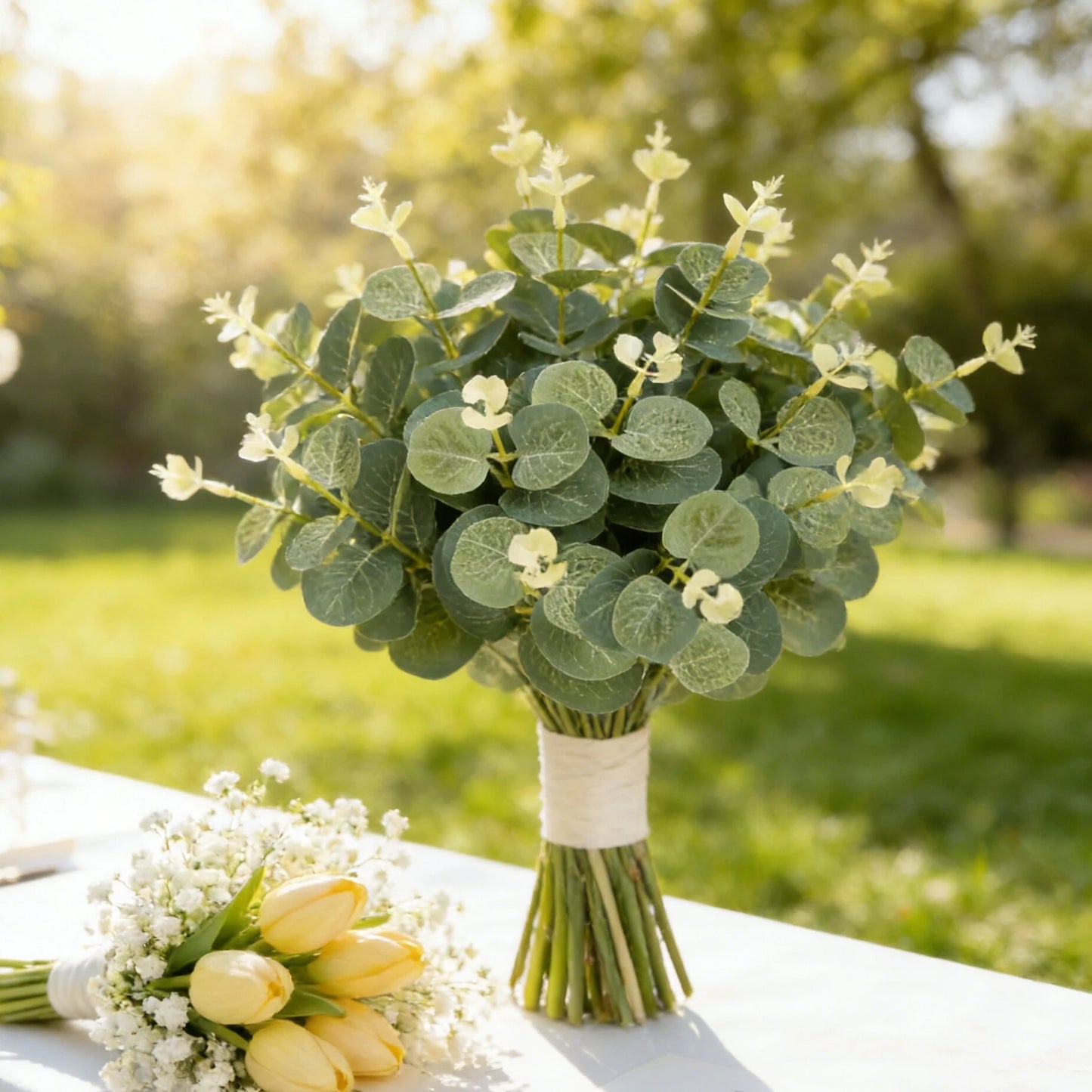 Artificial Eucalyptus Leaves Faux Grass – Wedding & Home Decor