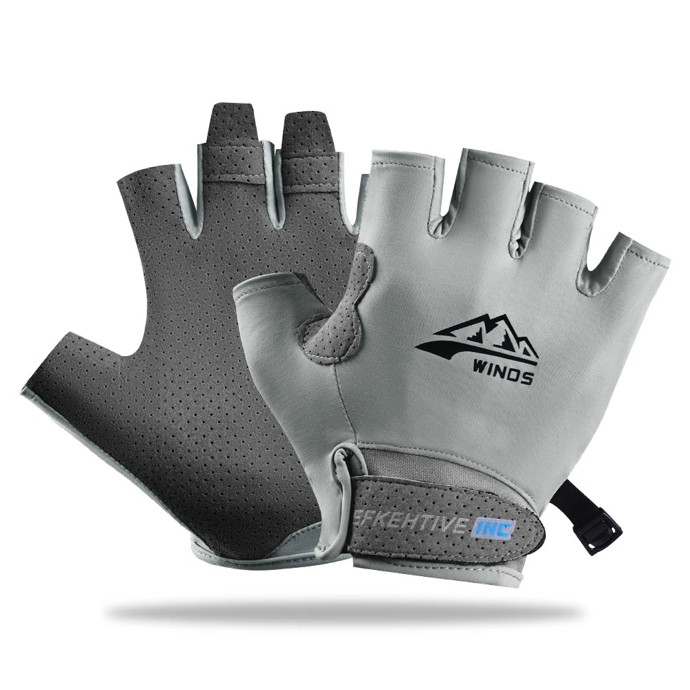 Fingerless Cycling Gloves – UV Protection, Breathable MTB & Road