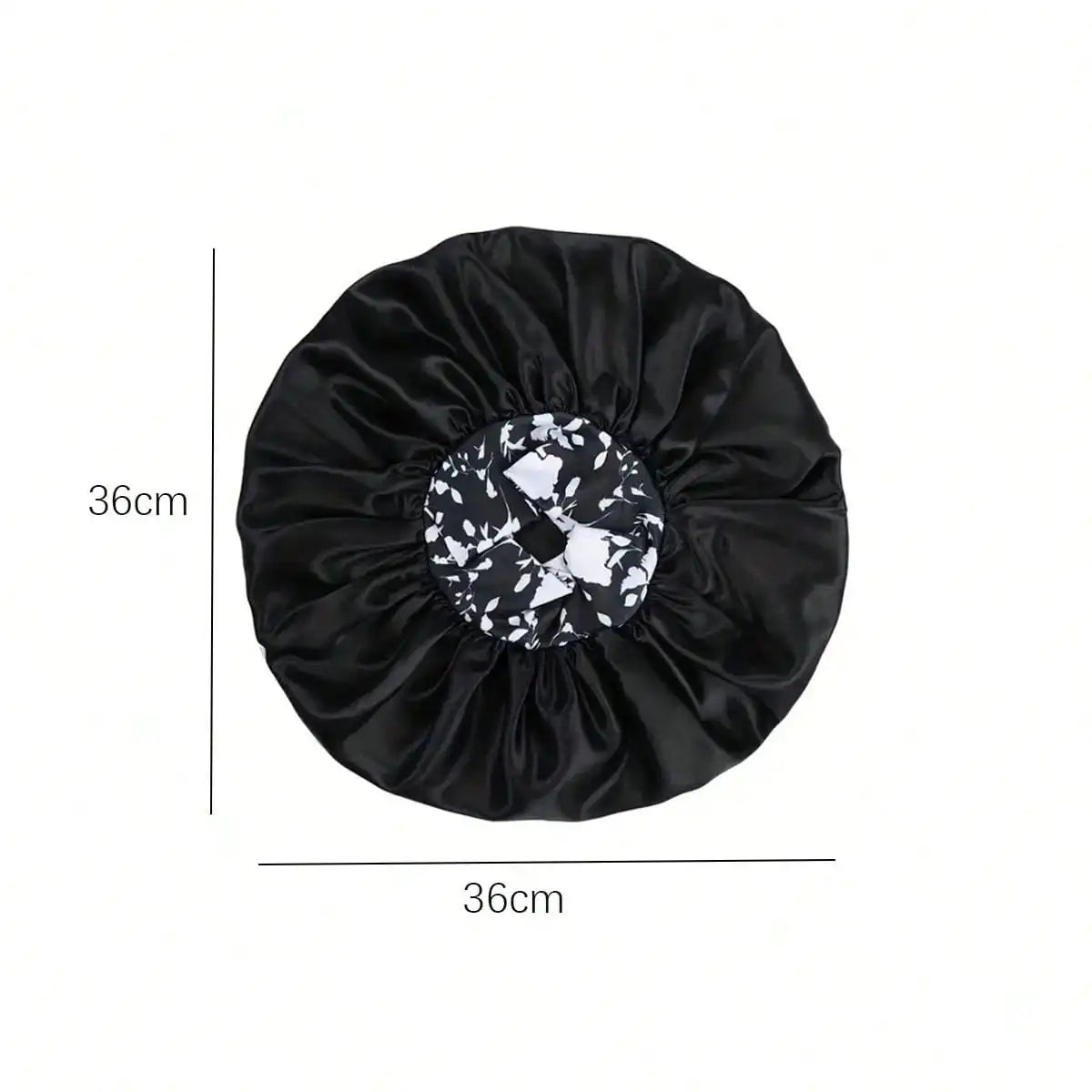 Women's Satin Sleep Cap – Oversized Bonnet with Wide Elastic Band