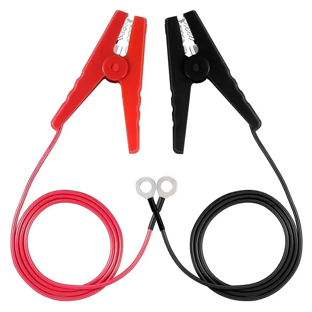 Electric Fence Jumper Cable with Alligator Clips Heavy Duty Insulated Wire for Solar & Battery Fencers, Easy Repairs & Extension Peaceful Pleasures Health and Wellness A