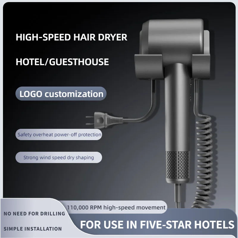High-Speed Home Hair Dryer with Strong Airflow and Negative Ions Salon-Grade Blowouts Peaceful Pleasures Health and Wellness